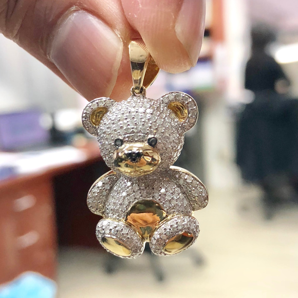 10K Yellow Gold Teddy Bear Charm